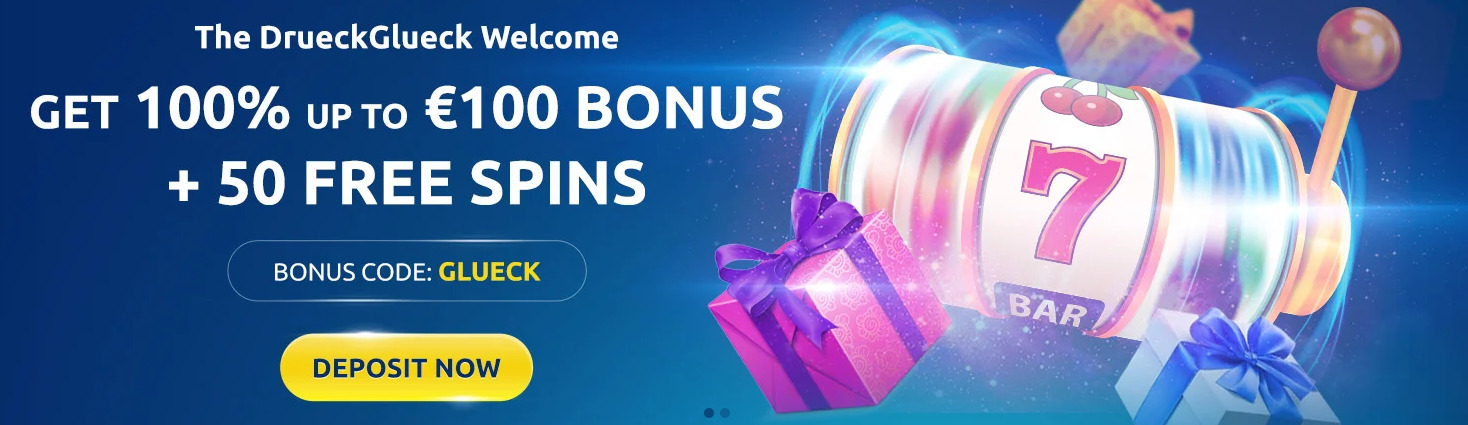 Drueckglueck infos welcome bonus and free spins