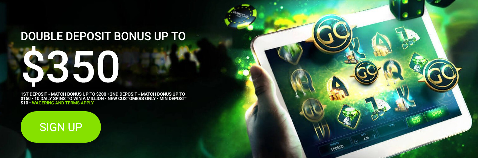 Gaming club casino double deposit bonus infos