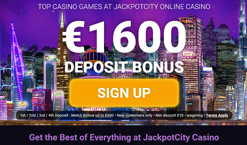 Jackpotcity casino infos 1600 welcome bonus