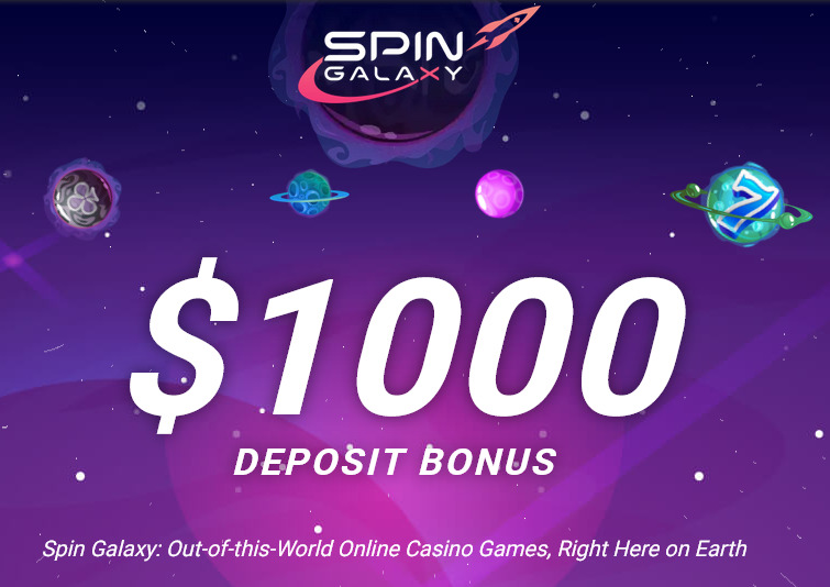 spin galaxy get €1000 welcome bonus