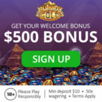 mummys gold casino get $500 welcome bonus