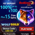 redkings casino up to €100 + 15 free spins